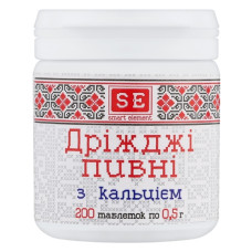 Пивні дріжджі Farmakom Дріжджі Пивні з Кальцієм 200 таб