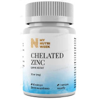 Микроэлемент Цинк My Nutri Week Chelated Zink 30 mg 60 Caps