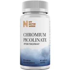 Мікроелемент Хром My Nutri Week Chromium Picolinate 188 mcg 60 Caps