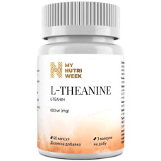 Теанін My Nutri Week L-Theanine 600 mg 60 Caps