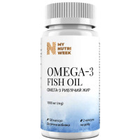 Омега 3 My Nutri Week Omega-3 Fish Oil 1000 mg 120 Caps