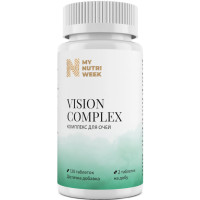 Комплекс для профілактики зору My Nutri Week Vision Complex 120 Tabs