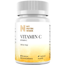 Вітамін C My Nutri Week Vitamin C 500 mg 60 Caps