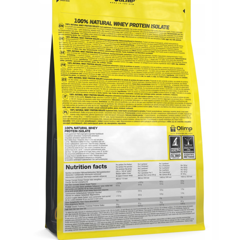 Протеїн Olimp Nutrition Natural Whey Protein Isolate 600 g /20 servings/