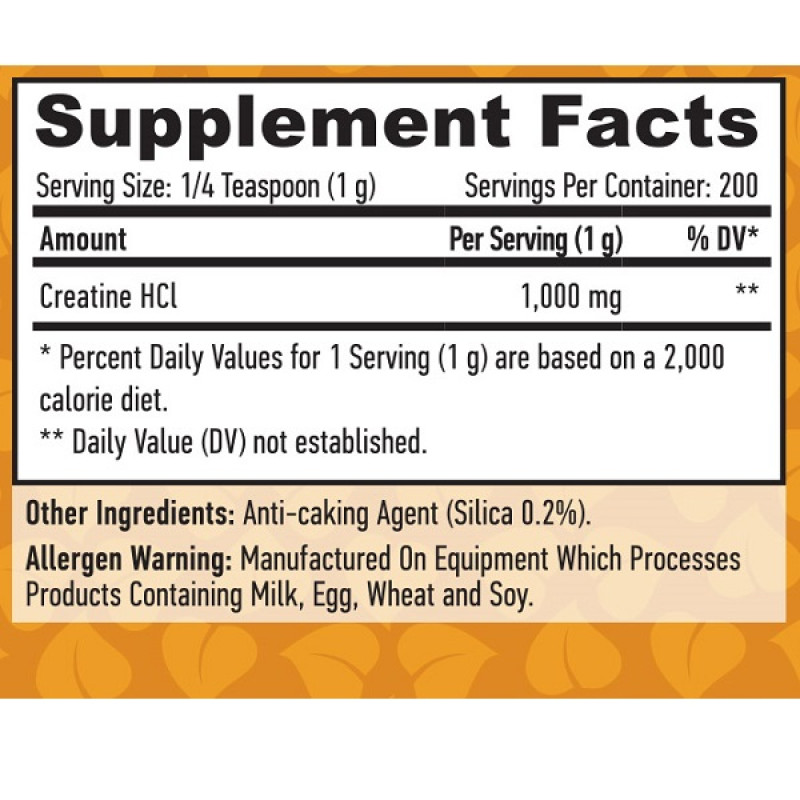 Креатин комплекс Haya Labs Sports Creatine HCL 200 g /40 servings/