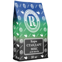  Ройчер Стандарт Микс (цветной). Микс  курица, говядина, рыба, куриная печень гидролизованная. 10кг.