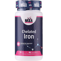 Мікроелемент Залізо Haya Labs Chelated Iron 15 mg 90 Caps