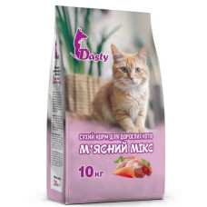  Dasty сухий корм для котів м'ясний мікс 10 кг