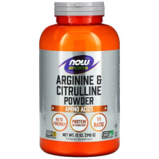 Амінокомплекс NOW Foods Arginine & Citrulline 340 g /113 servings/