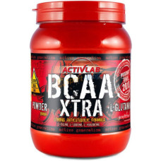 Амінокислота BCAA для спорту Activlab BCAA Xtra Powder +L-Glutamine 500 g /50 servings/ Lemon