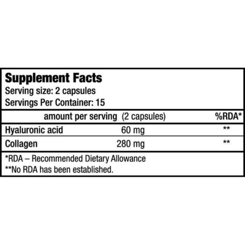 Хондропротектор (для спорту) BioTechUSA Hyaluronic and Collagen 30 Caps