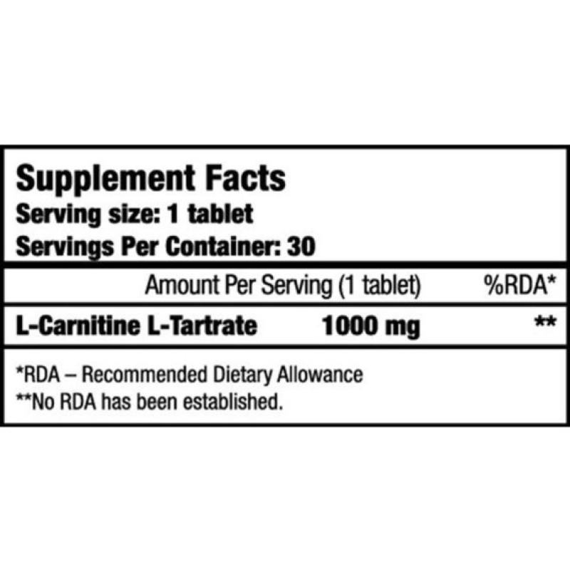 Жироспалювач для спорту BioTechUSA L-Carnitine 1000 mg 60 Tabs