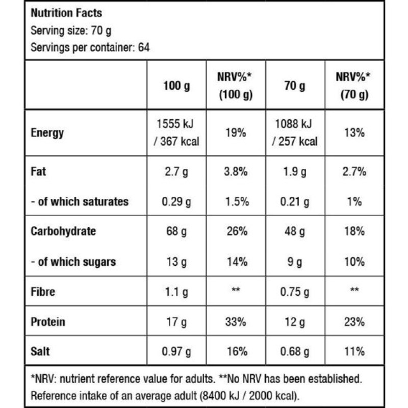 Гейнер BioTechUSA Muscle Mass 1000 g /14 servings/ Vanilla