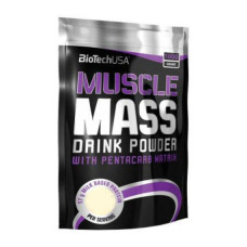 Гейнер BioTechUSA Muscle Mass 1000 g /14 servings/ Vanilla
