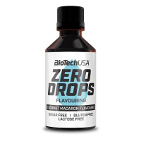 Замінник харчування BioTechUSA Zero Drops 50 ml /100 servings/ Coconut Macaroon