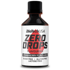 Замінник харчування BioTechUSA Zero Drops 50 ml /100 servings/ Strawberry