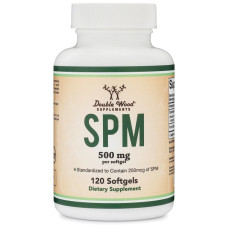 Протизапальний засіб Double Wood SPM (Pro Resolution Mediators) 500 mg 120 Softgels