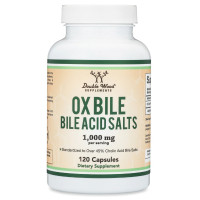 Комплекс для профілактики печінки Double Wood Ox Bile Acid Salts 1000 mg 120 Caps
