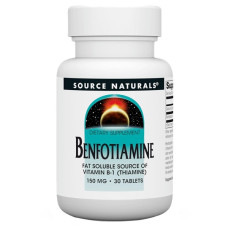 Тиамин Source Naturals Benfotiamine 150 mg 30 Tabs