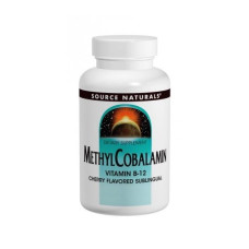 Вітамін Б12 Source Naturals Methyl Cobalamin (В12) 60 Lozenges Cherry Flavored