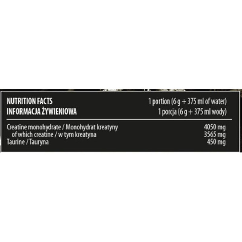 Креатин моногідрат Activlab CS Creatine Monohydrate with Taurine 300 g /66 servings/ Black Currant