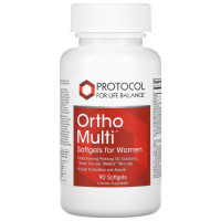 Вітамінно-мінеральний комплекс для жінок Protocol for Life Balance Ortho Multi For Women 90 Softgels