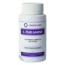 Теанін Green Visa L-Theanine 600 mg 60 Caps
