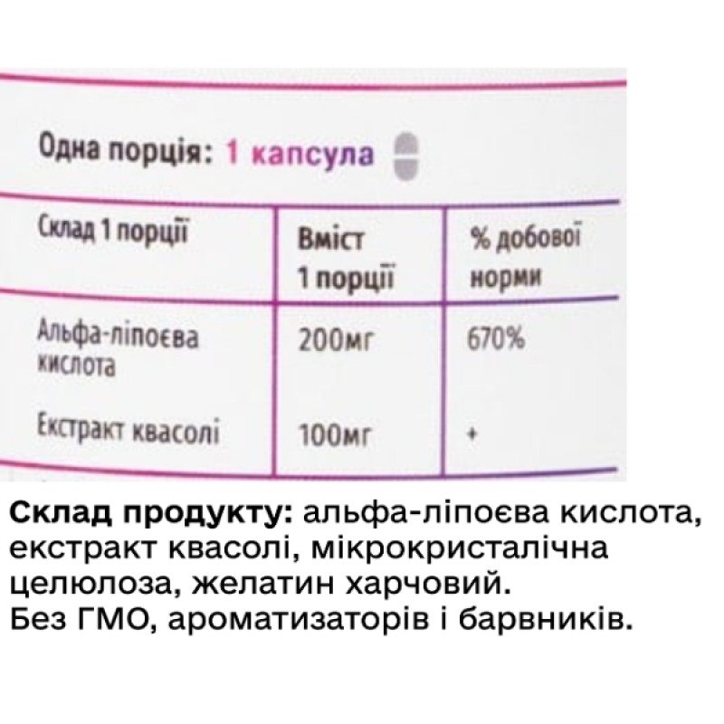 Альфа-липоевая кислота Green Visa Alpha-Lipoic Acid 90 Caps