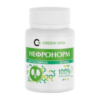 Комплекс для профілактики нирок Green Visa Нефронорм 60 Tabs
