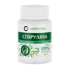 Спіруліна Green Visa Спіруліна 300 мг 60 таб