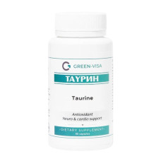 Таурін Green Visa Taurine 500 mg 90 Caps