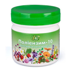 Антипаразитарний препарат Green Visa Поліензим-10 Антипаразитарна формула 280 г /112 порцій/