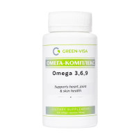 Омега 3-6-9 Green Visa Омега Комплекс Omega 3-6-9 500 mg 120 Softgels