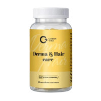 Вітамінно-мінеральний комплекс Green Visa Derma & Hair Care 60 Gummies Lemon