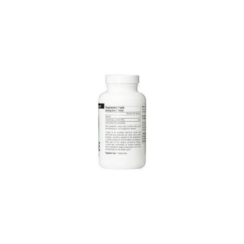 Лизин Source Naturals L-Lysine 500 mg 250 Tabs