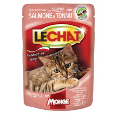  Вологий корм для котів Monge LC Cat Wet Adult тунець та лосось 100 г