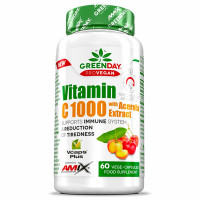 Вітамін C для спорту Amix Nutrition GreenDay ProVegan Vitamin C 1000 mg with Acerola 60 Veg Caps