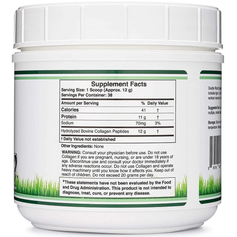 Колаген Double Wood Collagen Peptides (Type I, II and III) 456 g /38 servings/