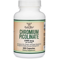 Мікроелемент Хром Double Wood Chromium Picolinate 1000 mcg (2 caps per serving) 300 Caps