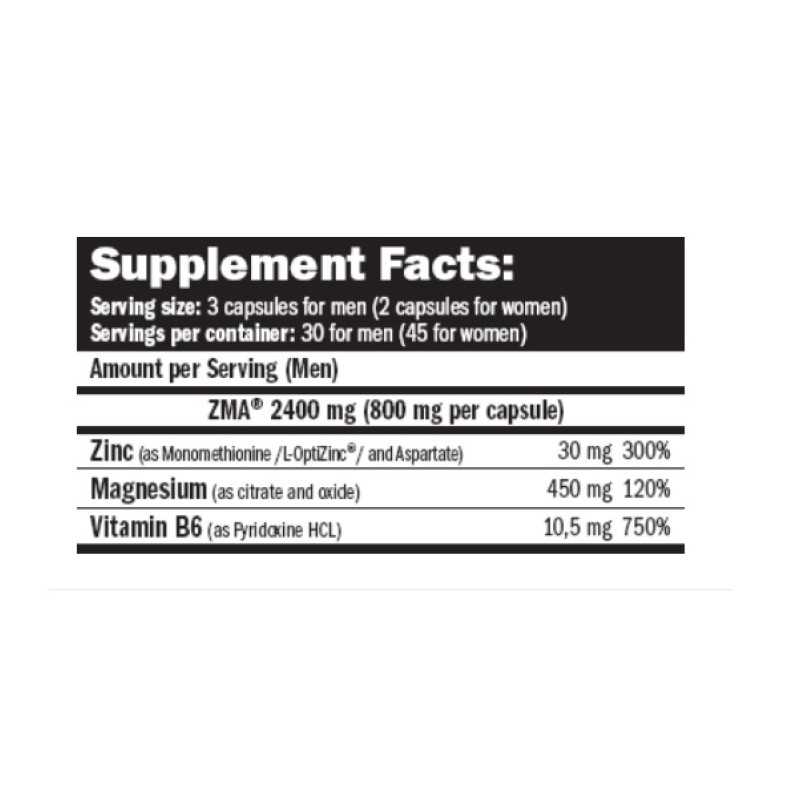 Тестостероновий бустер Amix Nutrition ZMA 90 Caps
