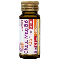 Витаминно-минеральный комплекс для спорта Olimp Nutrition Chela-Mag B6+D3 Shot 9 х 25 ml Cherry