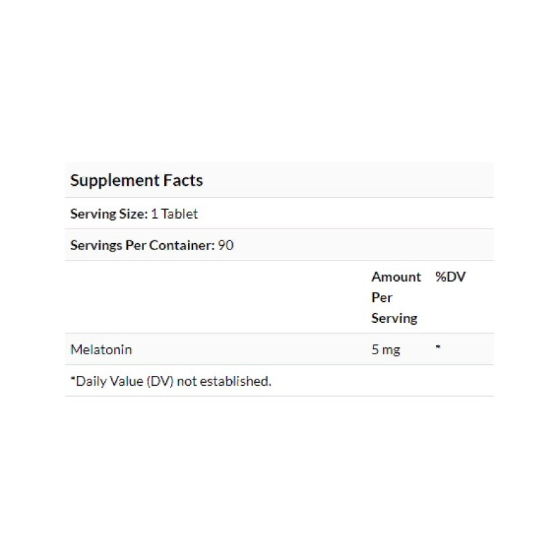 Мелатонін для сну Natrol Melatonin Fast Dissolve, Extra Strength 5 mg 90 Tabs Strawberry NTL-05865