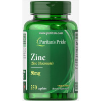 Микроэлемент Цинк Puritan's Pride Zinc Gluconate 50 mg 250 Caplets