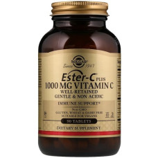 Вітамін C Solgar Ester-C Plus Vitamin C 1000 mg 90 Veg Tabs SOL-59196