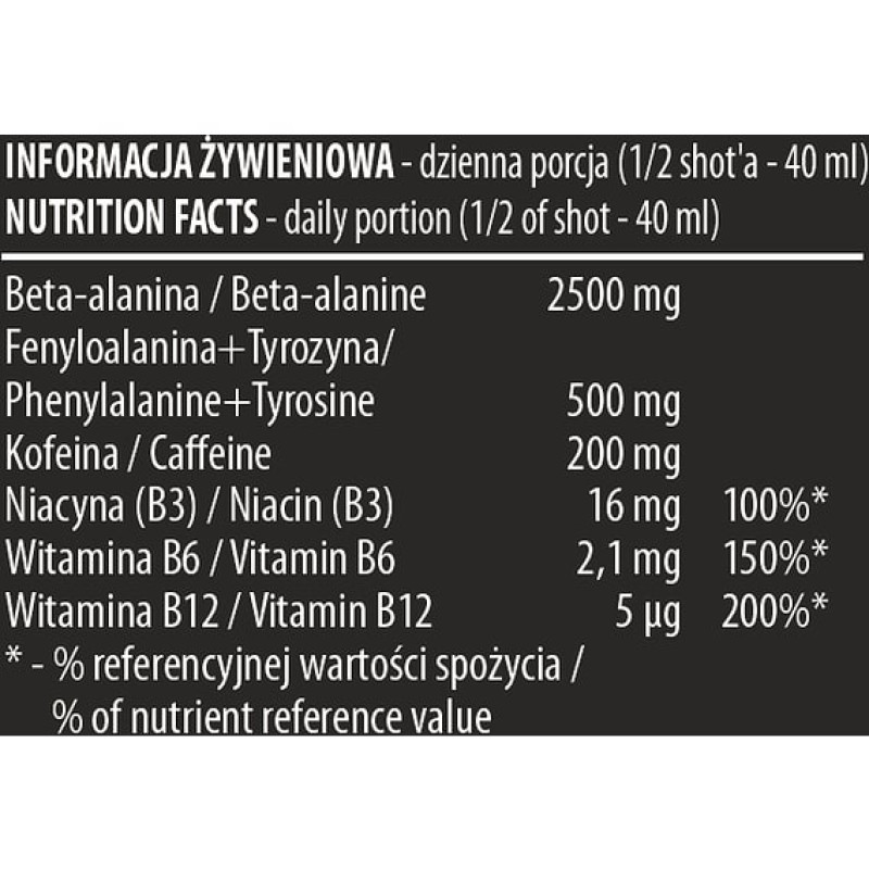 Комплекс до тренування Activlab Black Wolf Shot 80 ml Fruit