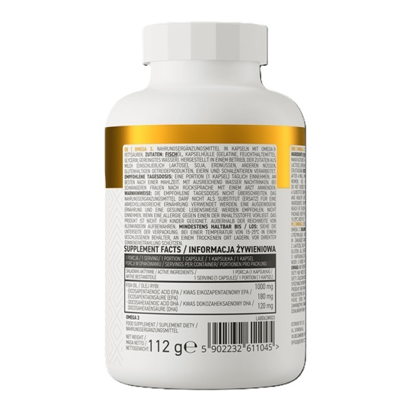 Омега для спорту OstroVit Omega 3 30 Caps