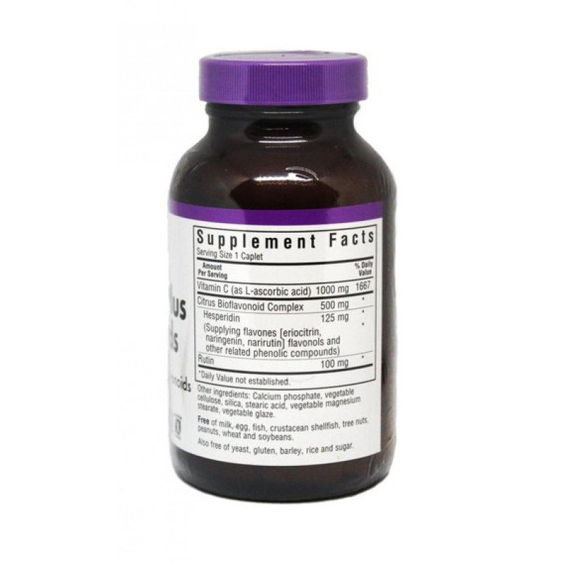 Вітамін C Bluebonnet Nutrition C-1000 mg Plus Bioflavonoids 90 Caps