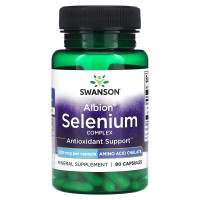Селен Swanson Albion Selenium Complex 200 mcg 90 Caps