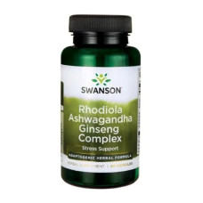 Ашваганда Swanson Rhodiola Ashwagandha Ginseng 60 Caps