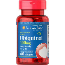 Коензим Puritan's Pride Ubiquinol 100 mg 60 Softgels